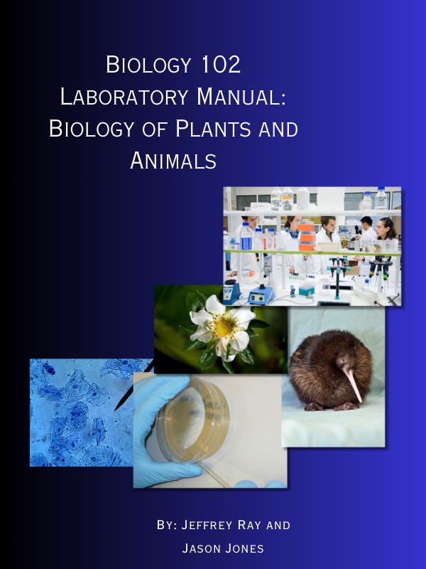 Cover image for Biology 102 Laboratory Manual: Biology of Plants and Animals