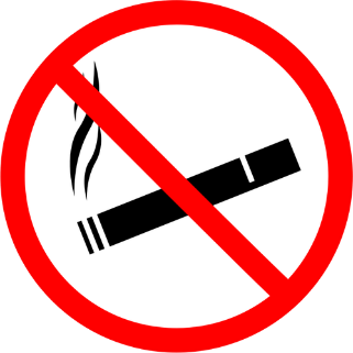 A No Smoking sign