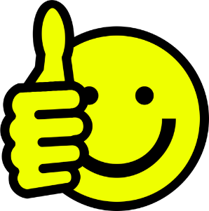 A person doing a thumbs up