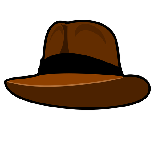 A brown hat