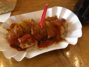 "Currywurst" by crosseye Marketing is licensed under CC BY 2.0.